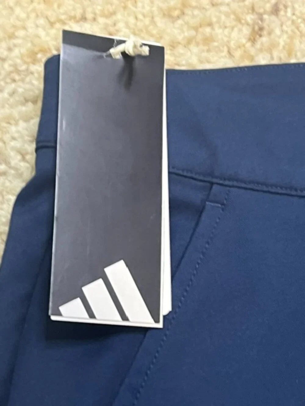 Adidas Men Navy Blue Adi Golf Pants Size 42 x 32 Brand New NWT Reg Fit Straight